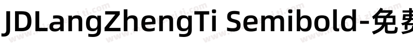 JDLangZhengTi Semibold字体转换